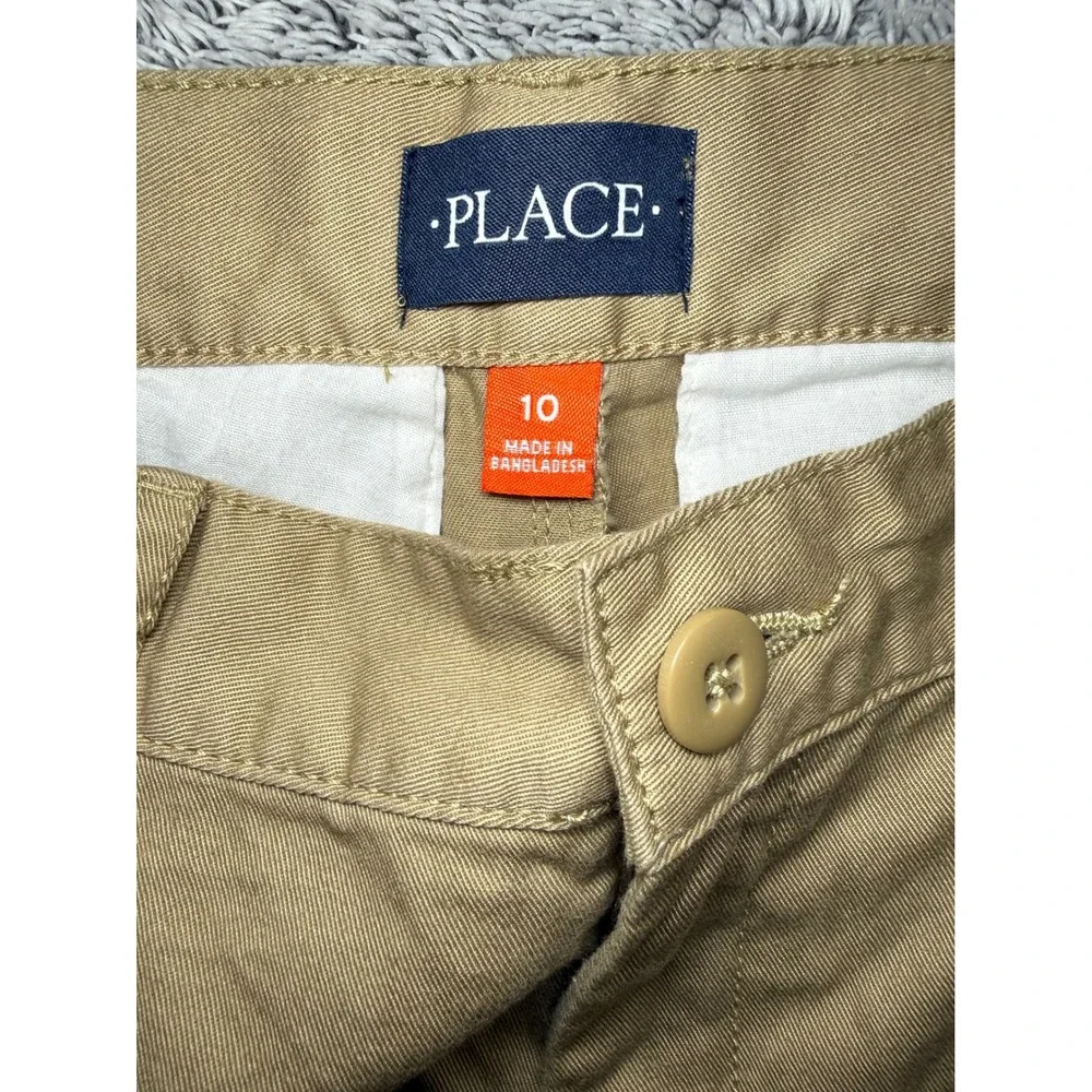 Boys Khaki Uniform Bundle Childrens Place Pants Cat & Jack Shorts Size 10
